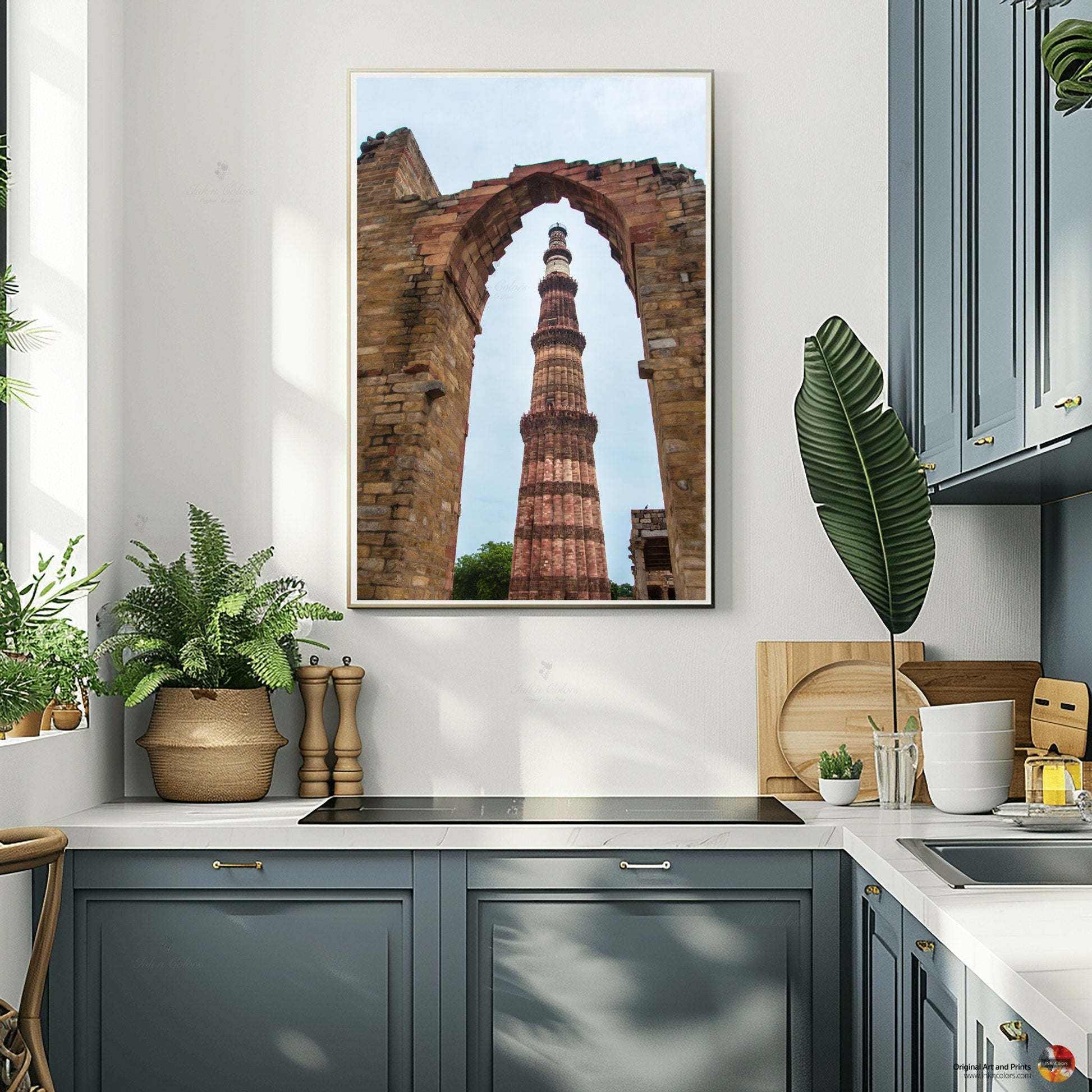 Qutub minar | Delhi Art Print | Travel Poster | Architecture | Fine Art Photography | Delhi City Landmarks | New Delhi Wanderlust Print #6