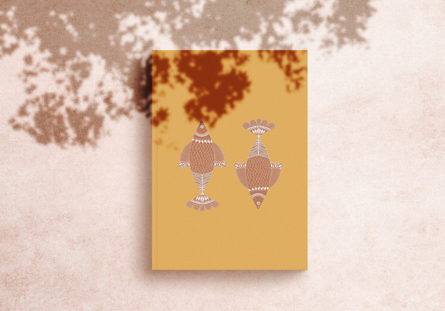 Indian Madhubani fish art | Terracotta | India traditional folk art |High Quality Wall Decor| Art Print | Instant | Drawing | minimalistic