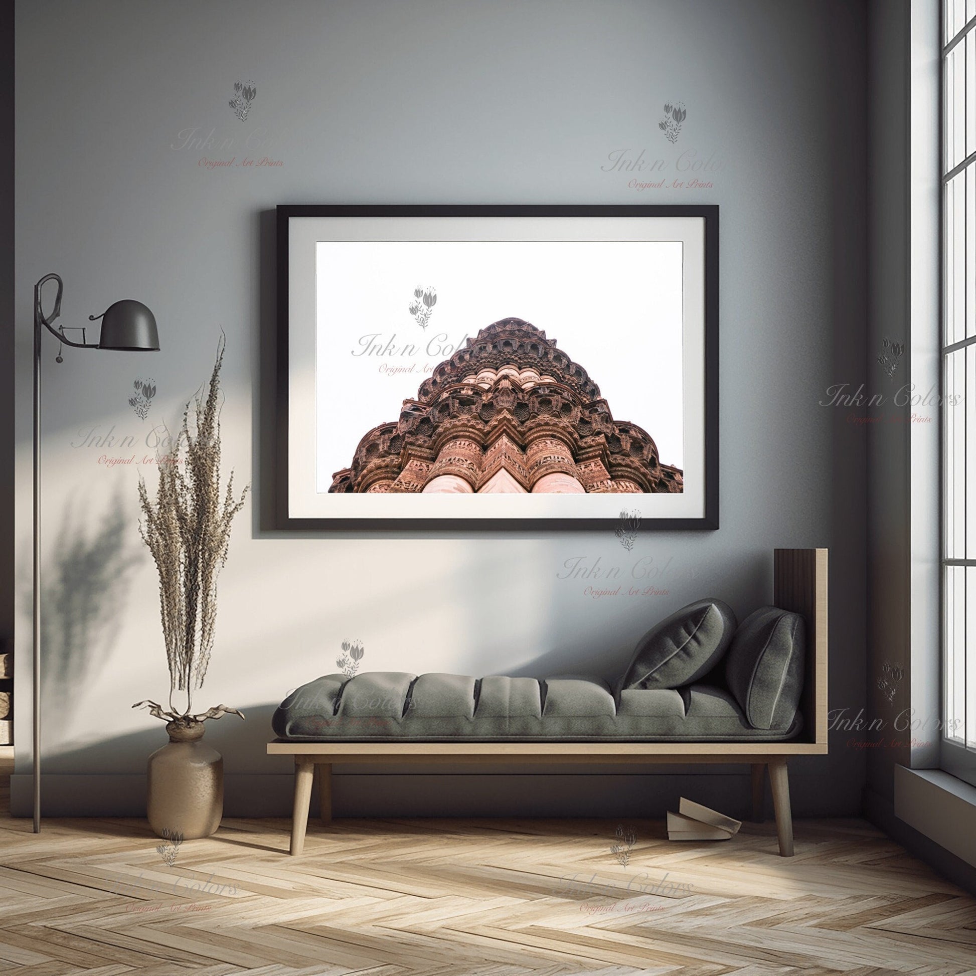 Qutub minar | Delhi Art Print | Travel Poster | Architecture | Fine Art Photography | Delhi City Landmarks | New Delhi Wanderlust Print #2