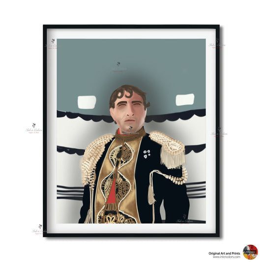 Bollywood Art,Mr.India,Movie Poster,Indian Films,Wall Decor,Desi ArtPrint,Drawing,Retro Poster,Vintage film ,UNFRAMED Art Print