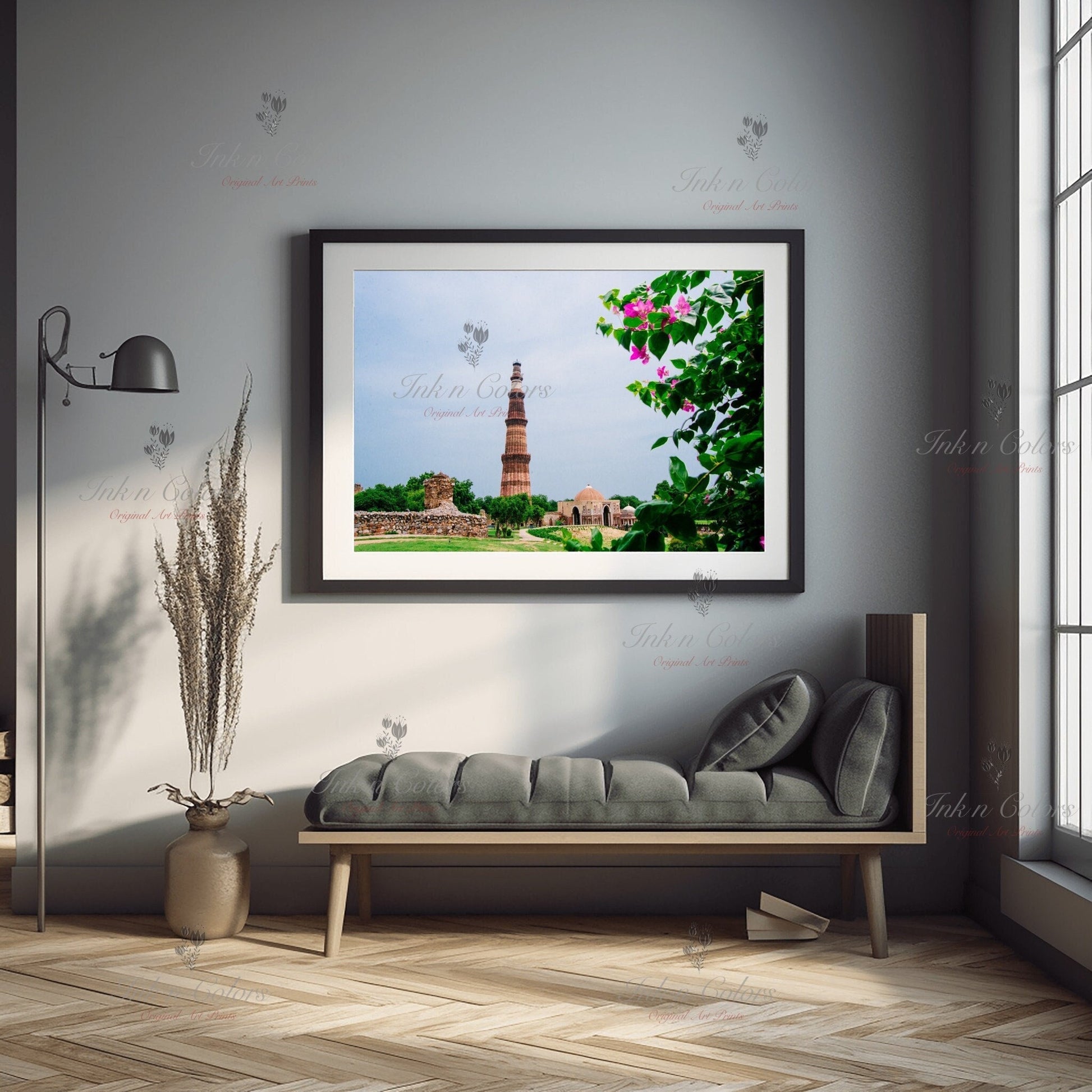 Qutub minar | Delhi Art Print | Travel Poster | Architecture | Fine Art Photography | Delhi City Landmarks | New Delhi Wanderlust Print #5