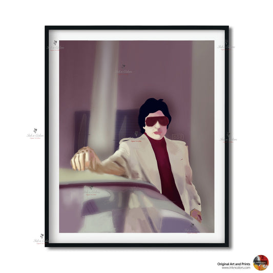 Bollywood Art,Don 1978, Amitabh,Movie Poster,Indian Films,Wall Decor,Desi Art Print,Drawing,Vintage film Poster,UNFRAMED Art Print, #1