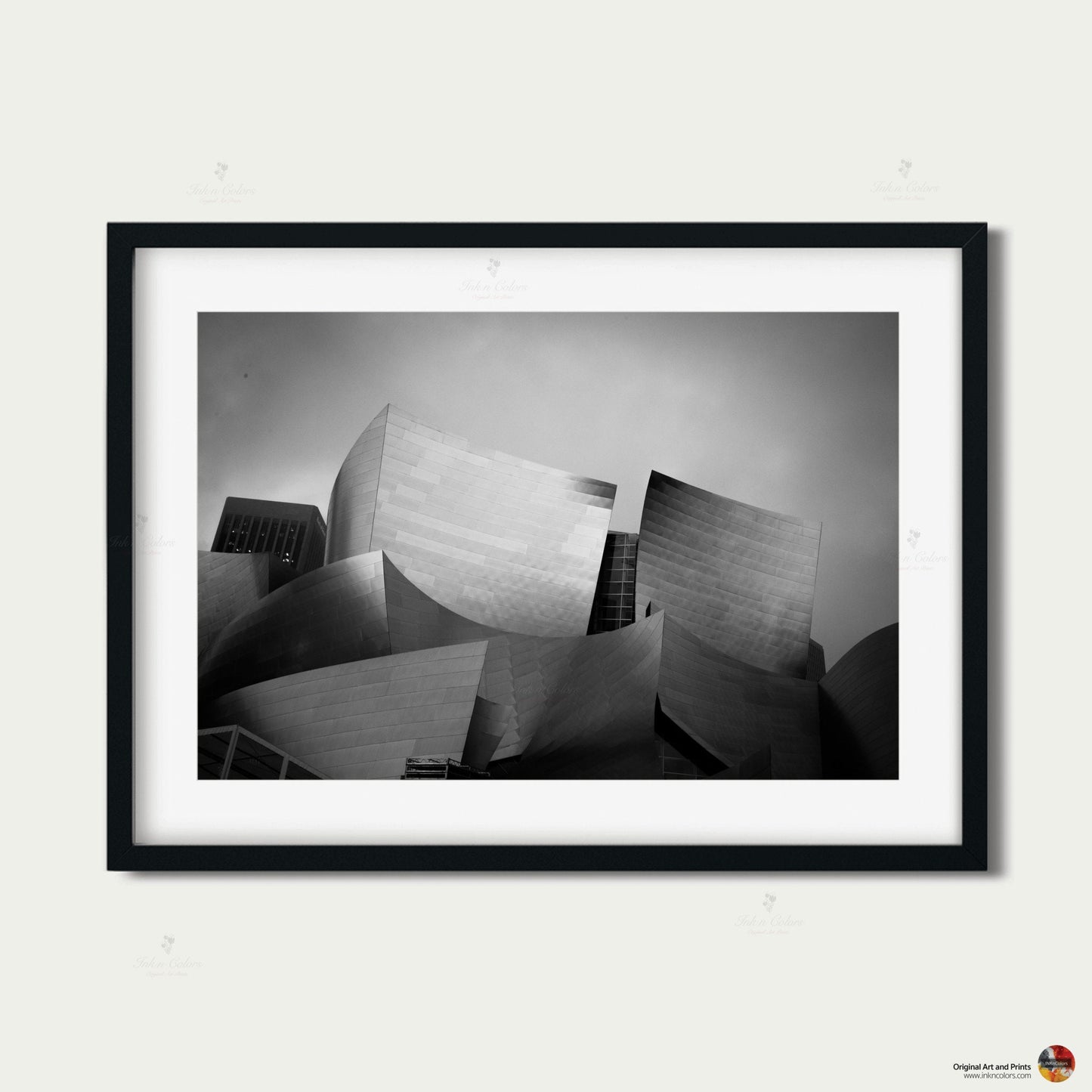 Walt Disney concert hall | Travel Poster | Architecture Print | Fine Art Photography | Los Angeles Landmarks | California Wanderlust Print 1