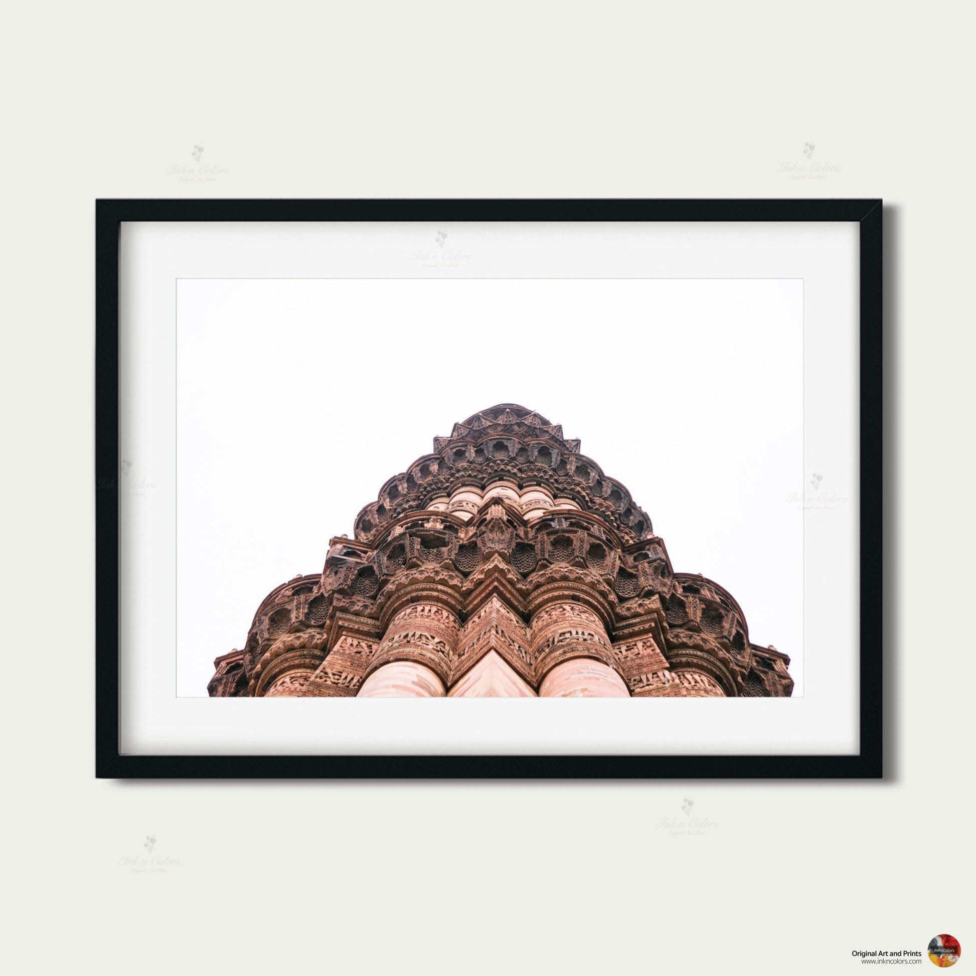 Qutub minar | Delhi Art Print | Travel Poster | Architecture | Fine Art Photography | Delhi City Landmarks | New Delhi Wanderlust Print #2