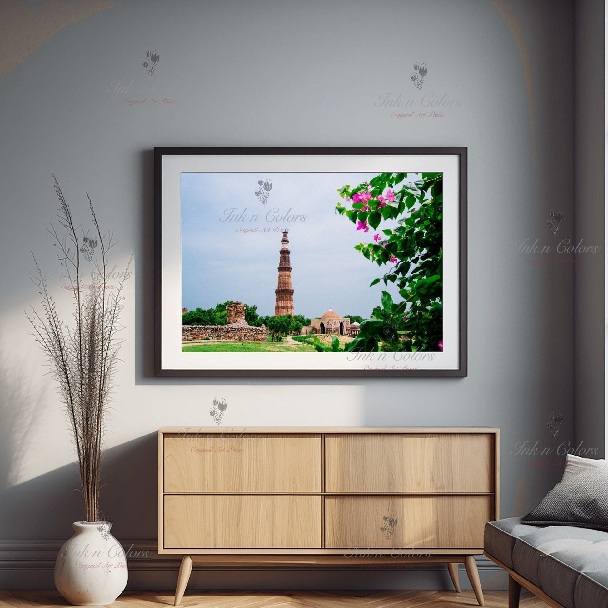Qutub minar | Delhi Art Print | Travel Poster | Architecture | Fine Art Photography | Delhi City Landmarks | New Delhi Wanderlust Print #5