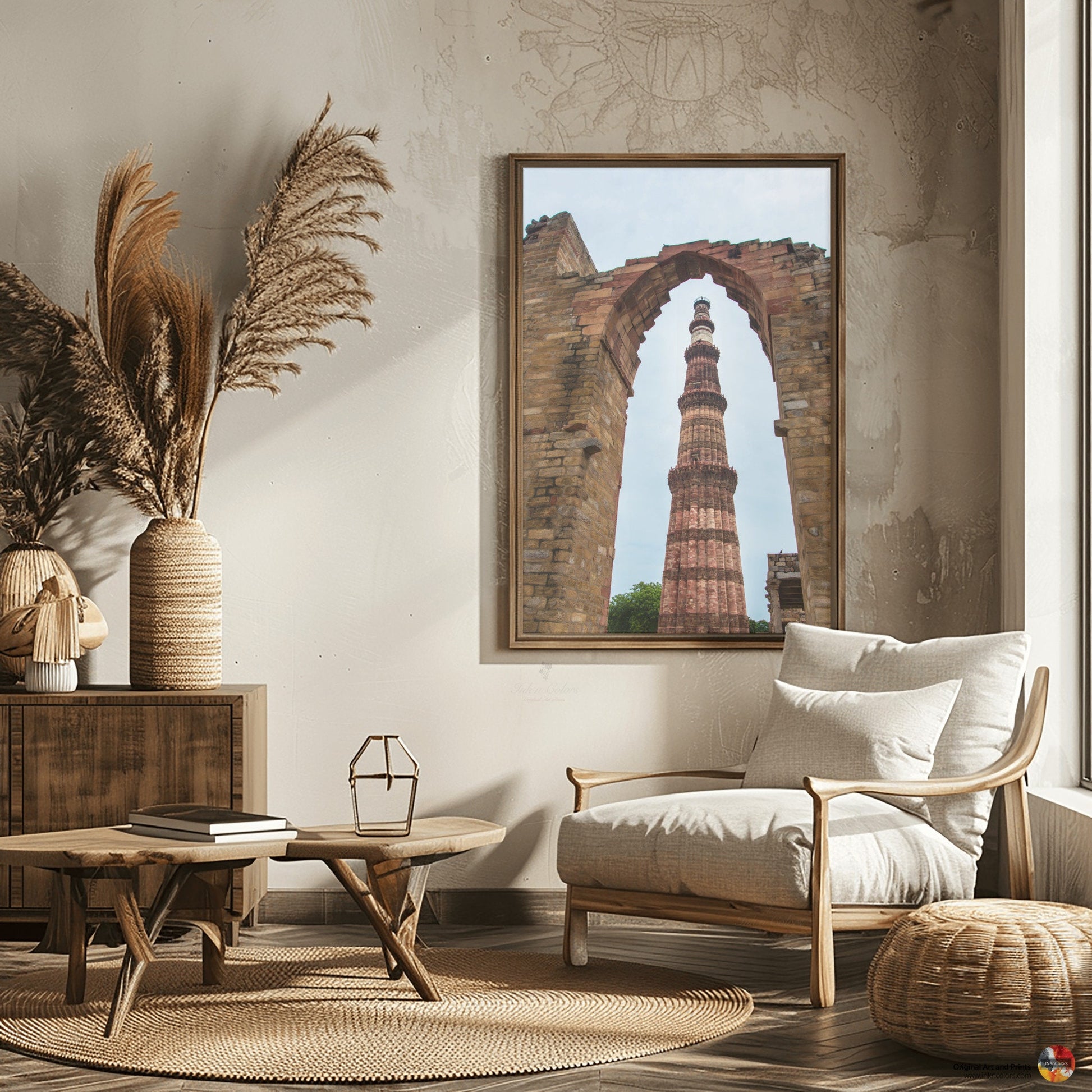 Qutub minar | Delhi Art Print | Travel Poster | Architecture | Fine Art Photography | Delhi City Landmarks | New Delhi Wanderlust Print #6