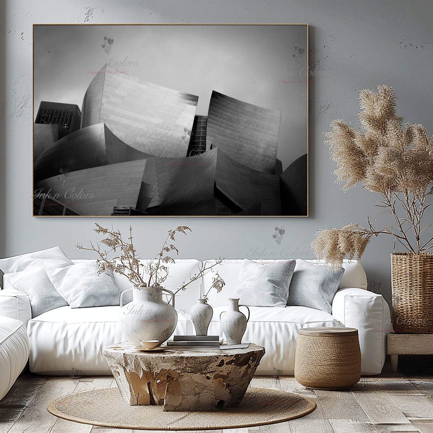 Walt Disney concert hall | Travel Poster | Architecture Print | Fine Art Photography | Los Angeles Landmarks | California Wanderlust Print 1