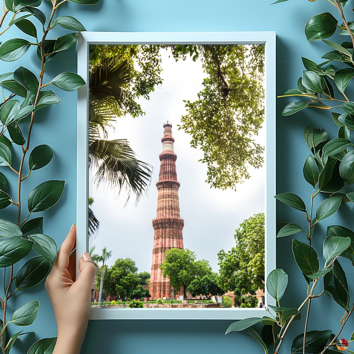 Qutub minar | Delhi Art Print | Travel Poster | Architecture | Fine Art Photography | Delhi City Landmarks | New Delhi Wanderlust Print #7