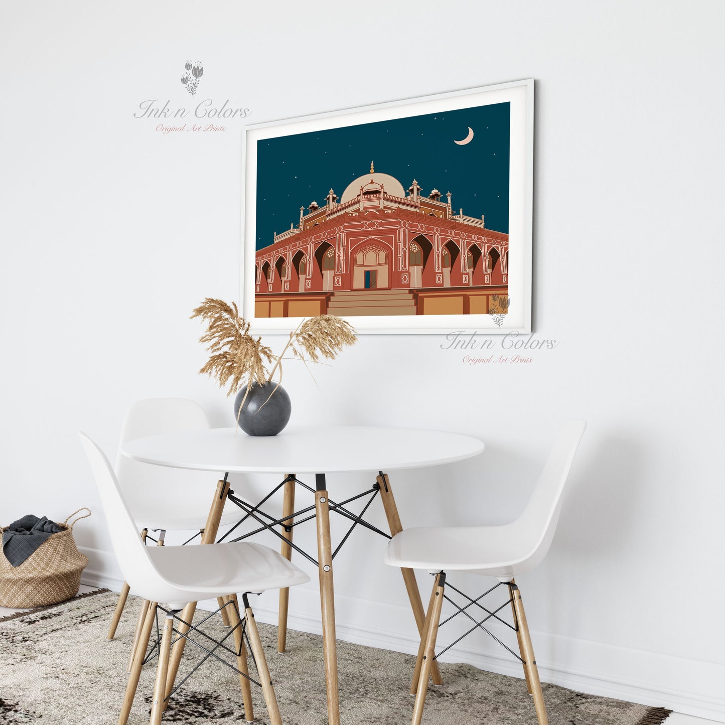 Humayun Tomb :India Travel Print,Wall Art, Indian Architecture Print,Delhi Art Work,India Art work,India Poster, India Wall Art, City Print