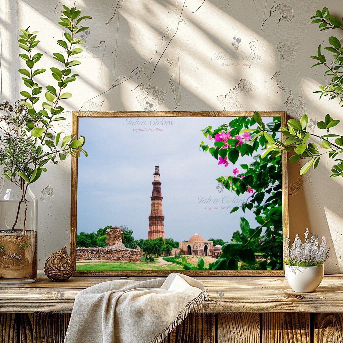 Qutub minar | Delhi Art Print | Travel Poster | Architecture | Fine Art Photography | Delhi City Landmarks | New Delhi Wanderlust Print #5