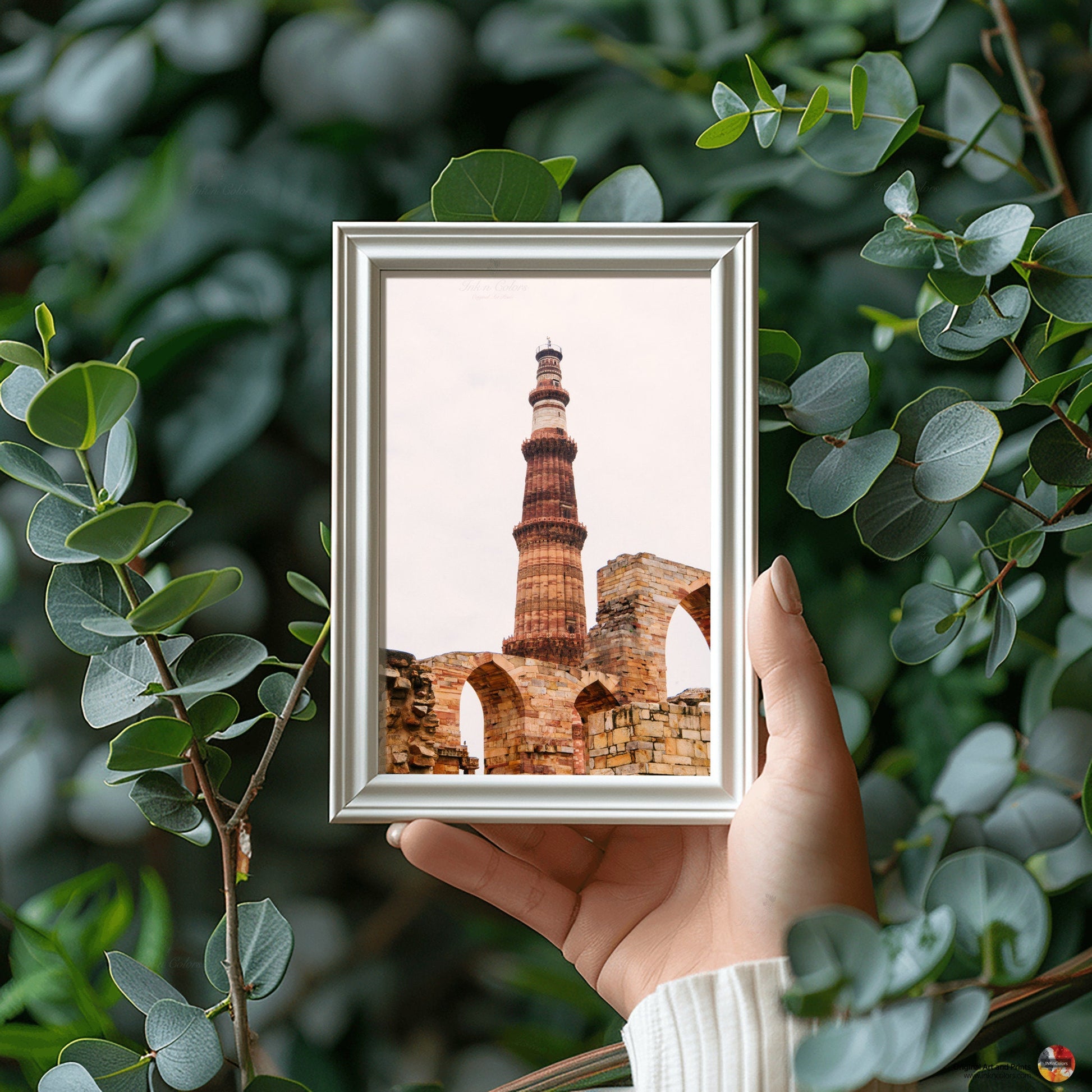 Qutub minar | Delhi Art Print | Travel Poster | Architecture | Fine Art Photography | Delhi City Landmarks | New Delhi Wanderlust Print #4