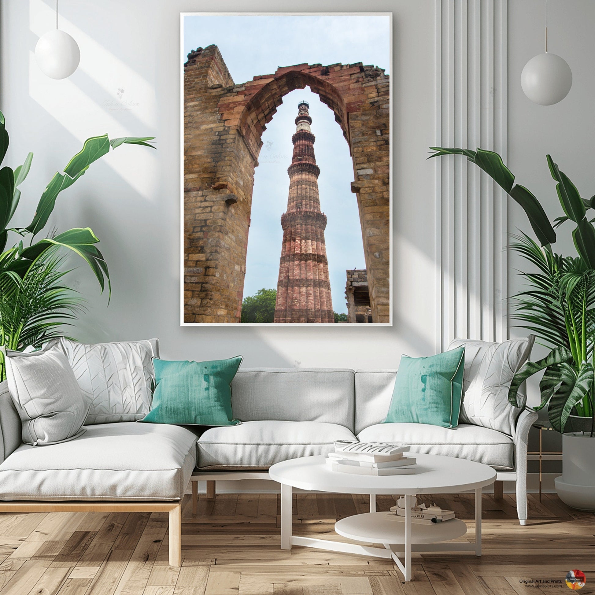 Qutub minar | Delhi Art Print | Travel Poster | Architecture | Fine Art Photography | Delhi City Landmarks | New Delhi Wanderlust Print #6