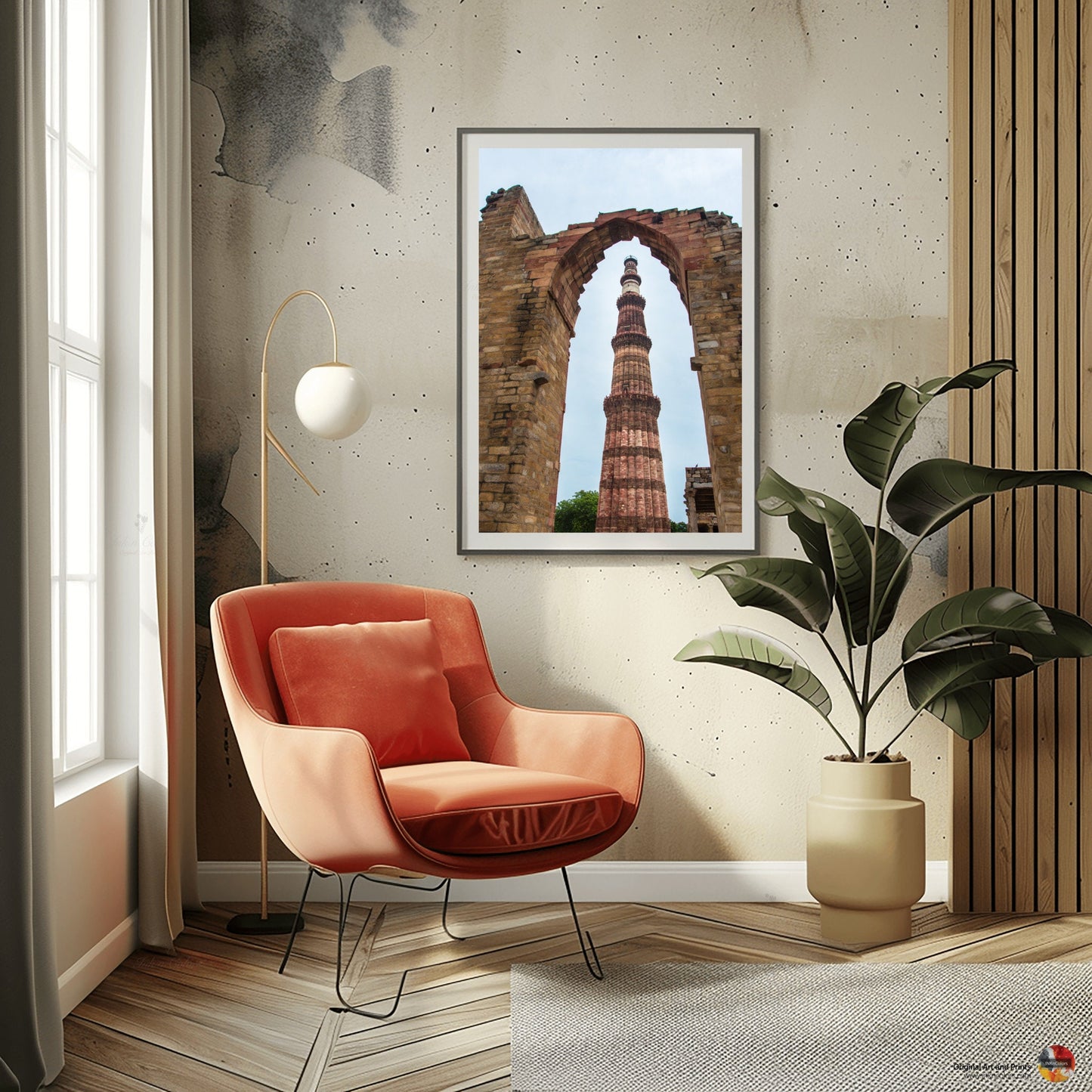 Qutub minar | Delhi Art Print | Travel Poster | Architecture | Fine Art Photography | Delhi City Landmarks | New Delhi Wanderlust Print #6