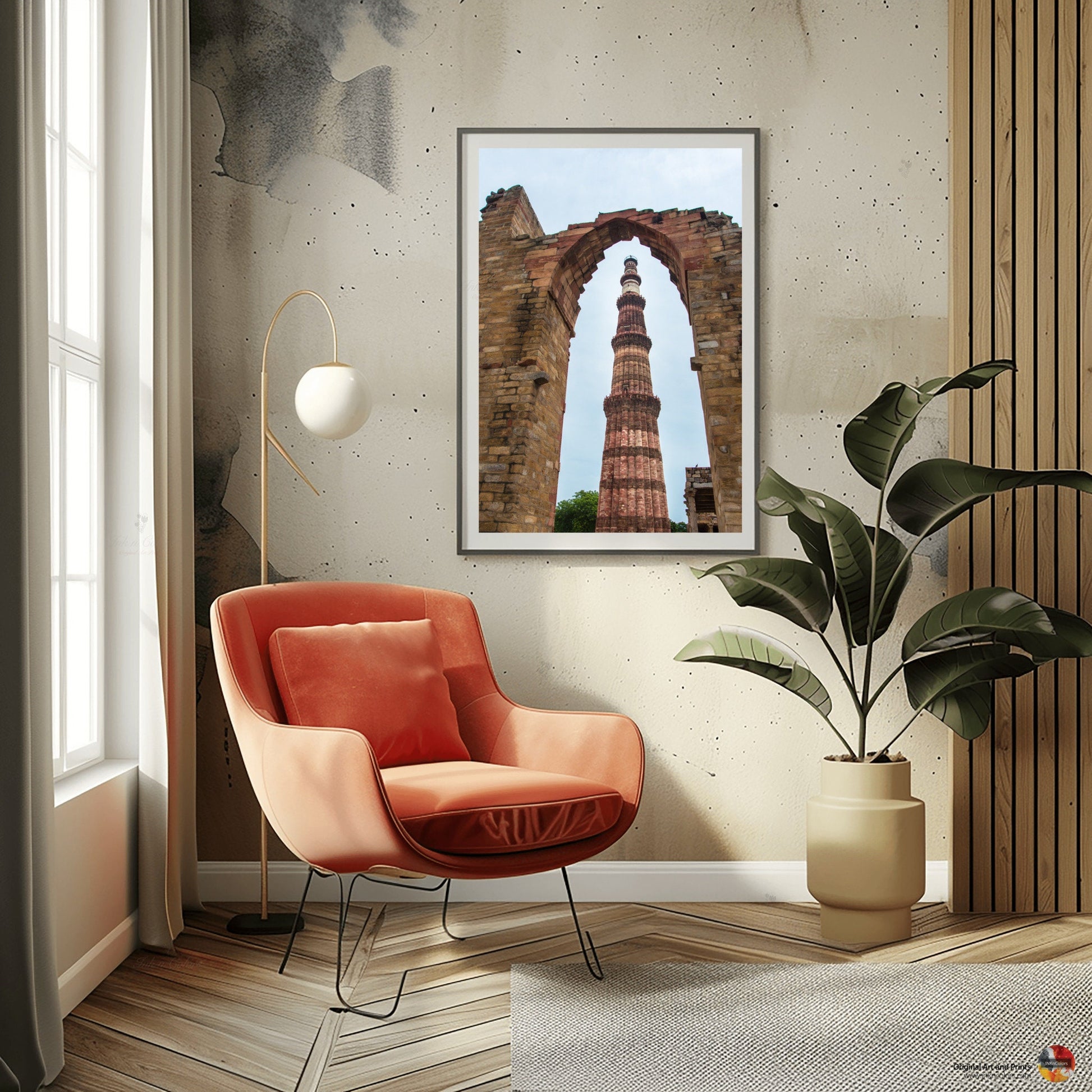 Qutub minar | Delhi Art Print | Travel Poster | Architecture | Fine Art Photography | Delhi City Landmarks | New Delhi Wanderlust Print #6