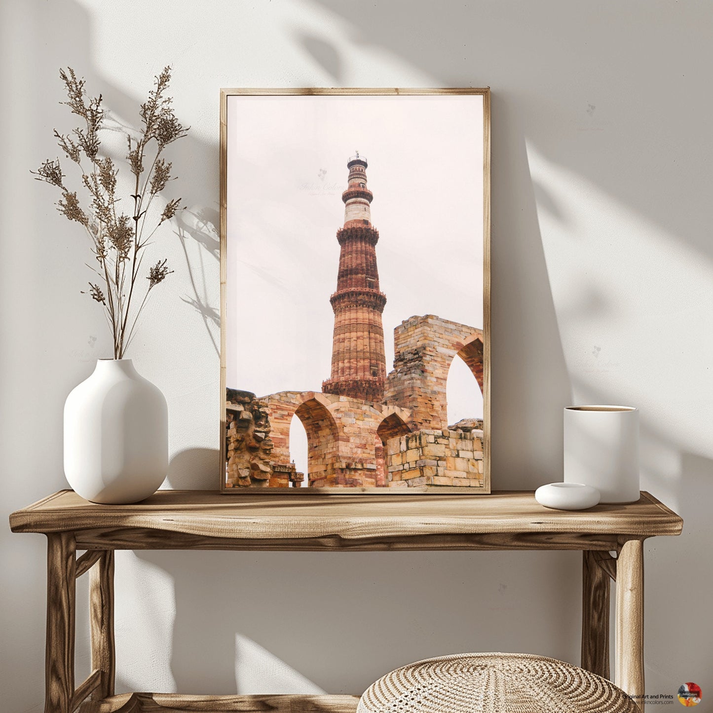 Qutub minar | Delhi Art Print | Travel Poster | Architecture | Fine Art Photography | Delhi City Landmarks | New Delhi Wanderlust Print #4