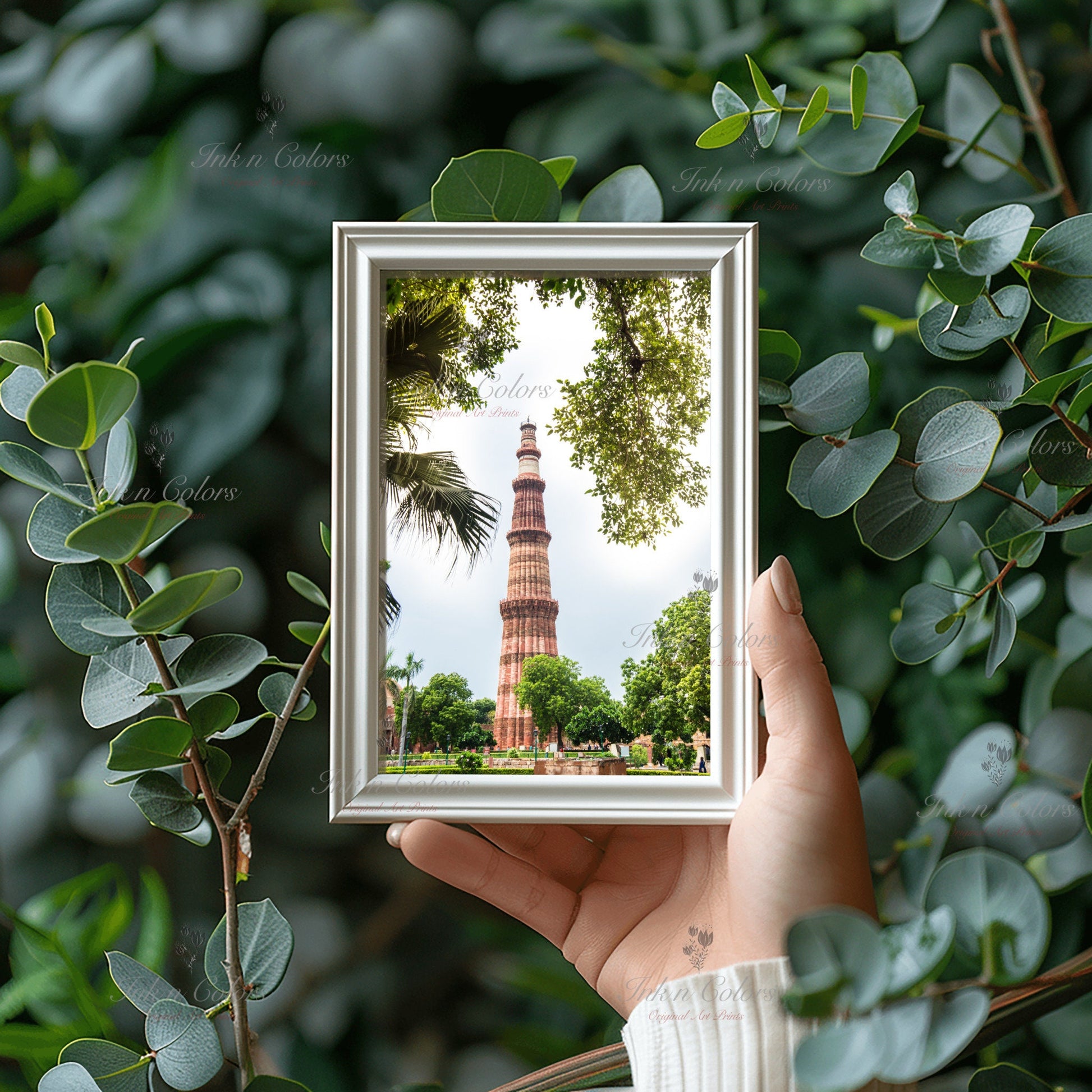 Qutub minar | Delhi Art Print | Travel Poster | Architecture | Fine Art Photography | Delhi City Landmarks | New Delhi Wanderlust Print #7