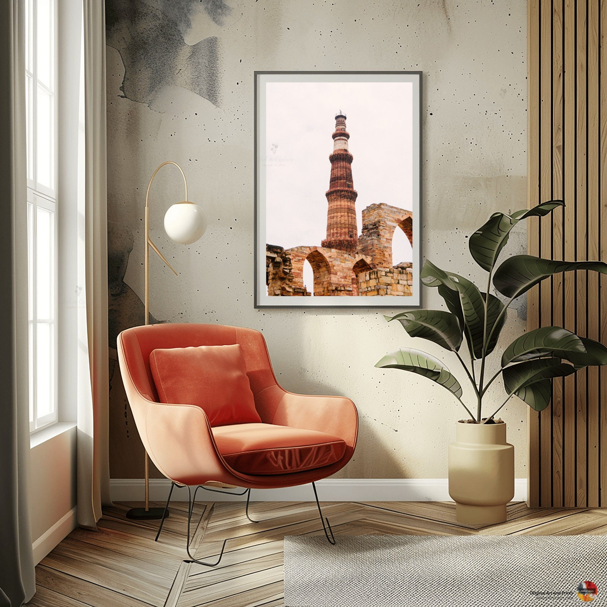Qutub minar | Delhi Art Print | Travel Poster | Architecture | Fine Art Photography | Delhi City Landmarks | New Delhi Wanderlust Print #4
