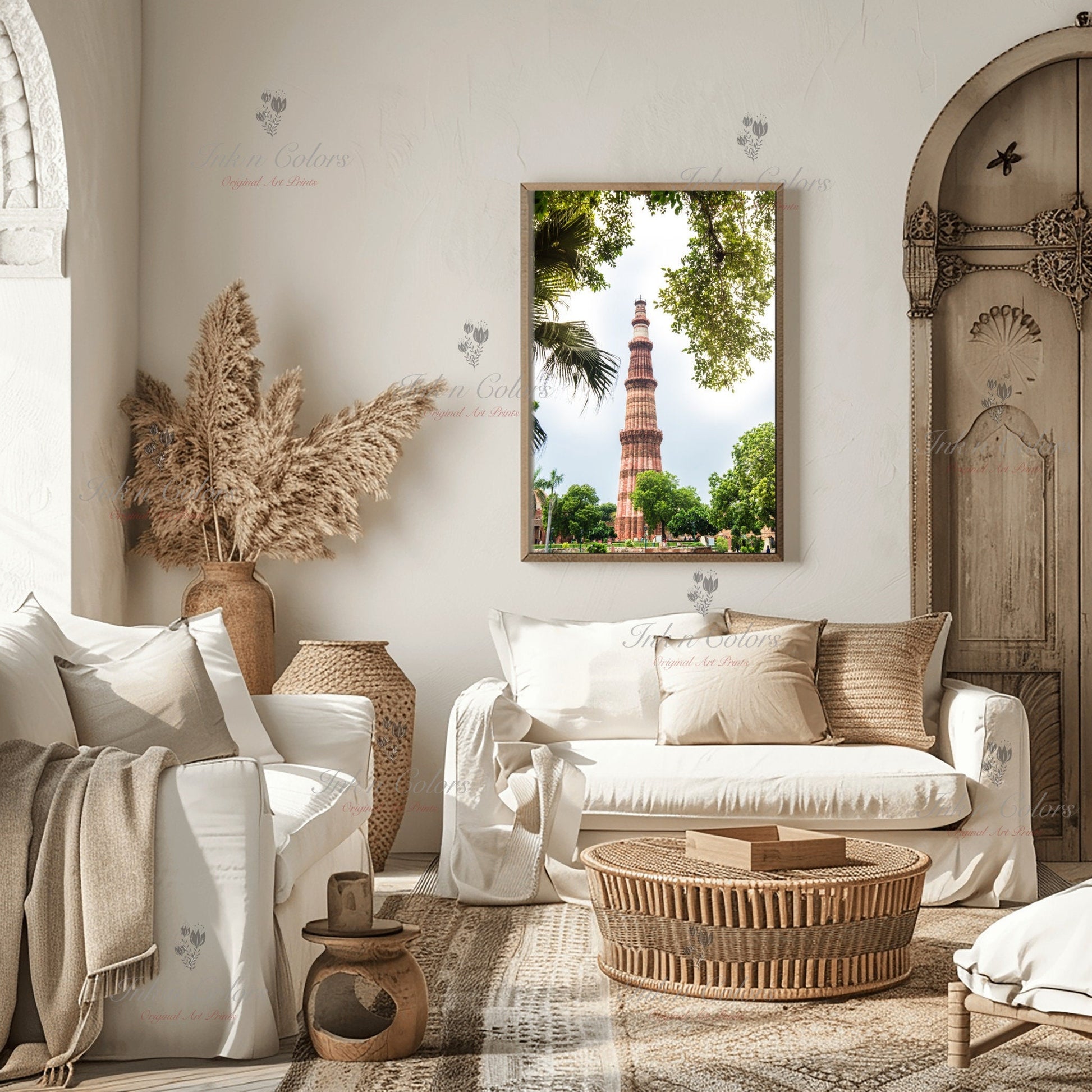 Qutub minar | Delhi Art Print | Travel Poster | Architecture | Fine Art Photography | Delhi City Landmarks | New Delhi Wanderlust Print #7