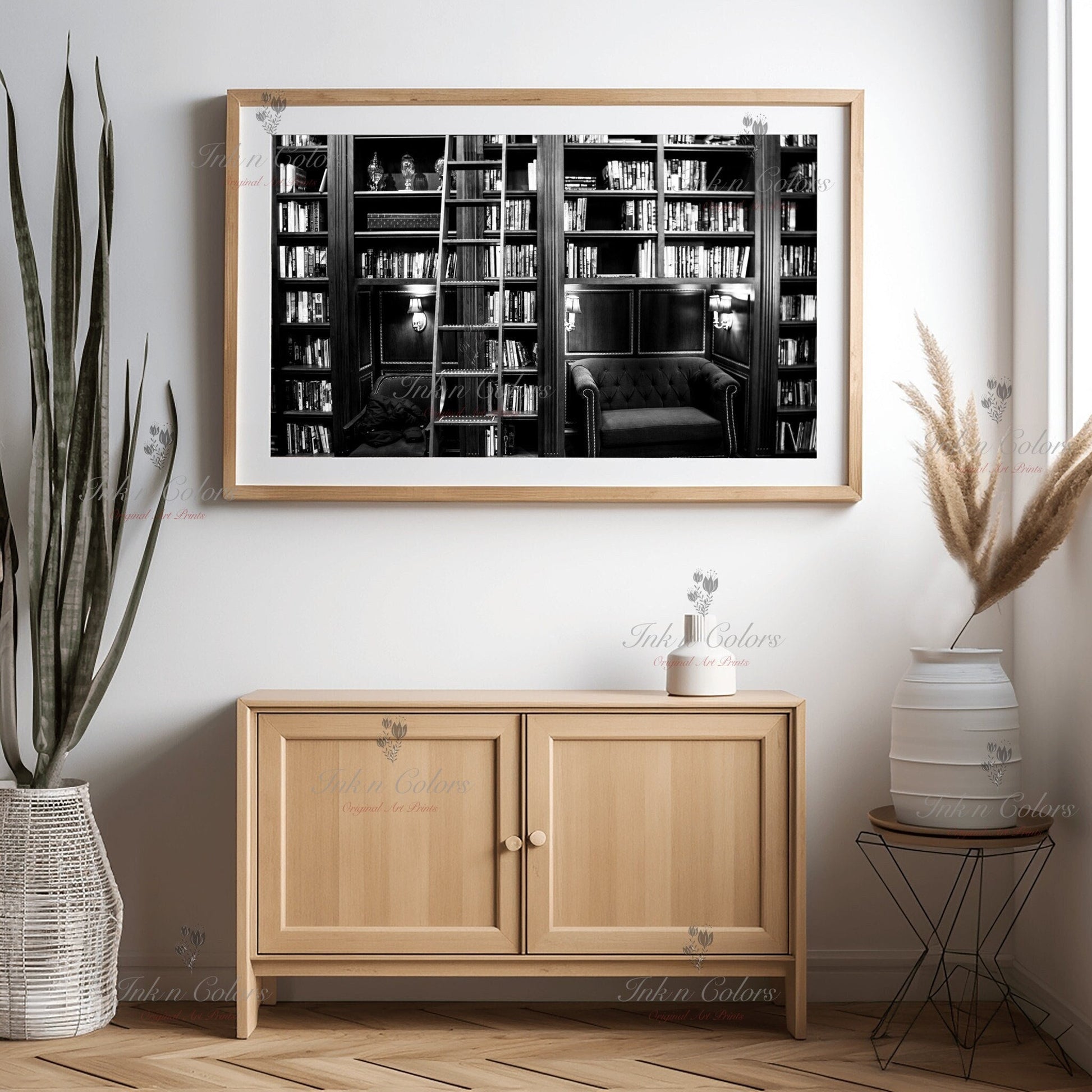 Library photo | Books | Travel Poster | Architecture Print | Fine Art Photography | Los Angeles Landmarks | California Wanderlust Print 1