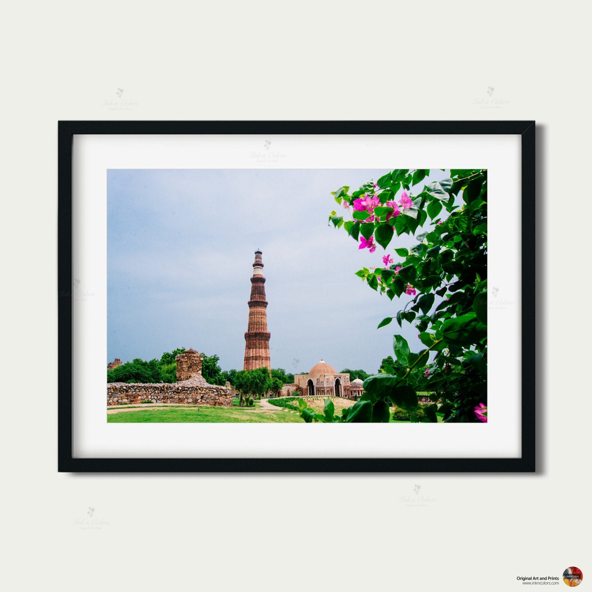 Qutub minar | Delhi Art Print | Travel Poster | Architecture | Fine Art Photography | Delhi City Landmarks | New Delhi Wanderlust Print #5