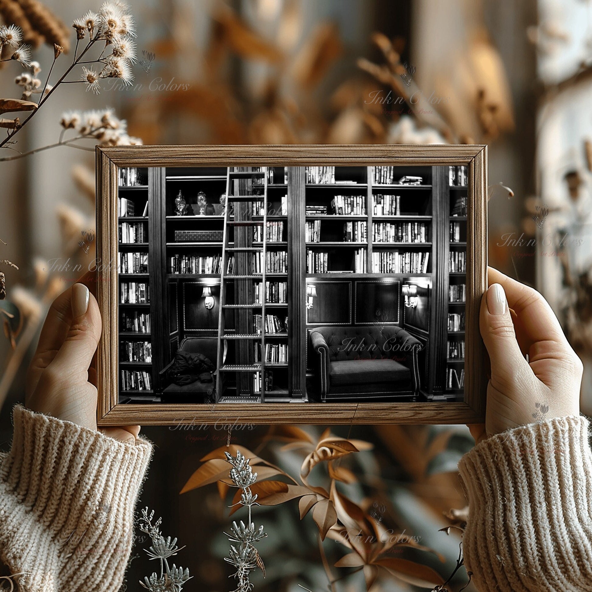 Library photo | Books | Travel Poster | Architecture Print | Fine Art Photography | Los Angeles Landmarks | California Wanderlust Print 1