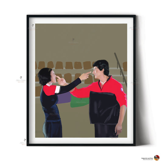 Bollywood Art,KKHH 1998,Movie Poster,Indian Films,Wall Decor,Desi Art Print,Drawing,Retro Poster,Vintage film Poster,UNFRAMED Art Print