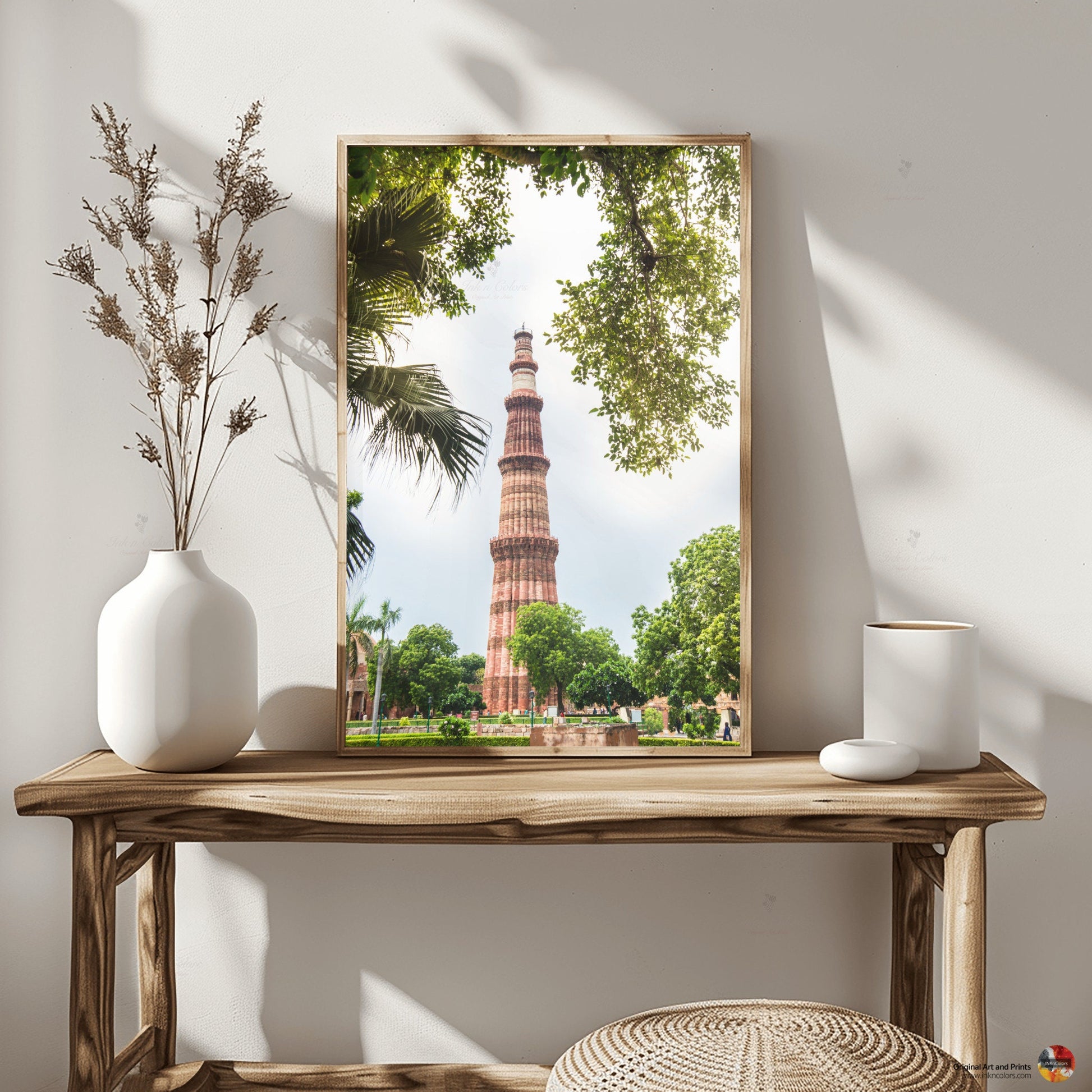 Qutub minar | Delhi Art Print | Travel Poster | Architecture | Fine Art Photography | Delhi City Landmarks | New Delhi Wanderlust Print #7