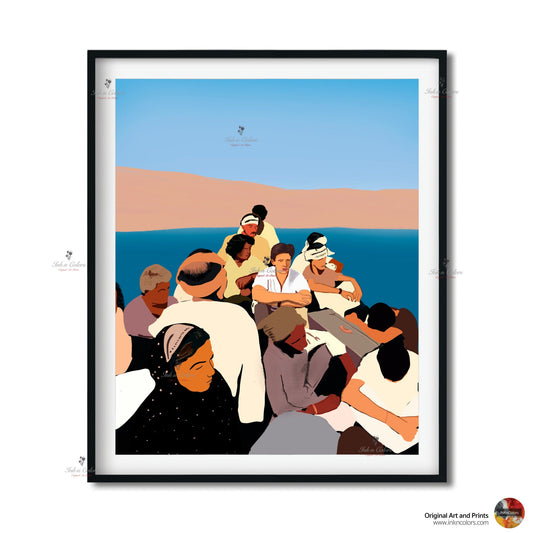 Bollywood Art,Swades,Movie Poster,Indian Films,Wall Decor,Desi Art Print,Drawing,Retro Poster,Vintage film ,UNFRAMED Art Print