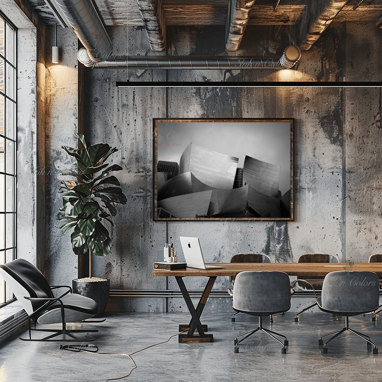 Walt Disney concert hall | Travel Poster | Architecture Print | Fine Art Photography | Los Angeles Landmarks | California Wanderlust Print 1