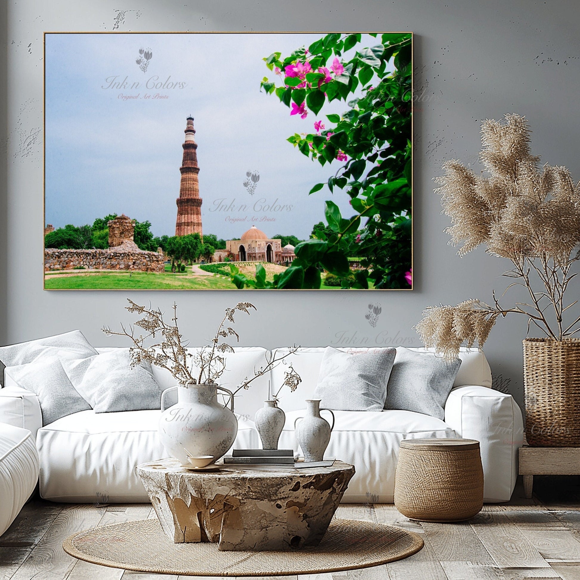 Qutub minar | Delhi Art Print | Travel Poster | Architecture | Fine Art Photography | Delhi City Landmarks | New Delhi Wanderlust Print #5