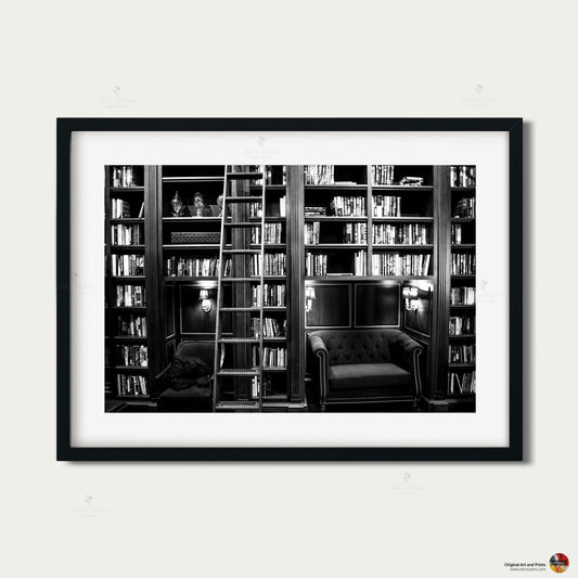 Library photo | Books | Travel Poster | Architecture Print | Fine Art Photography | Los Angeles Landmarks | California Wanderlust Print 1