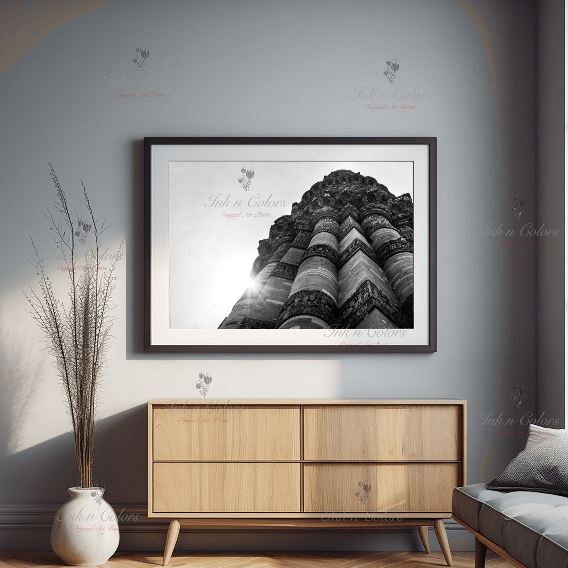 Qutub minar | Delhi Art Print | Travel Poster | Architecture | Fine Art Photography | Delhi City Landmarks | New Delhi Wanderlust Print #6