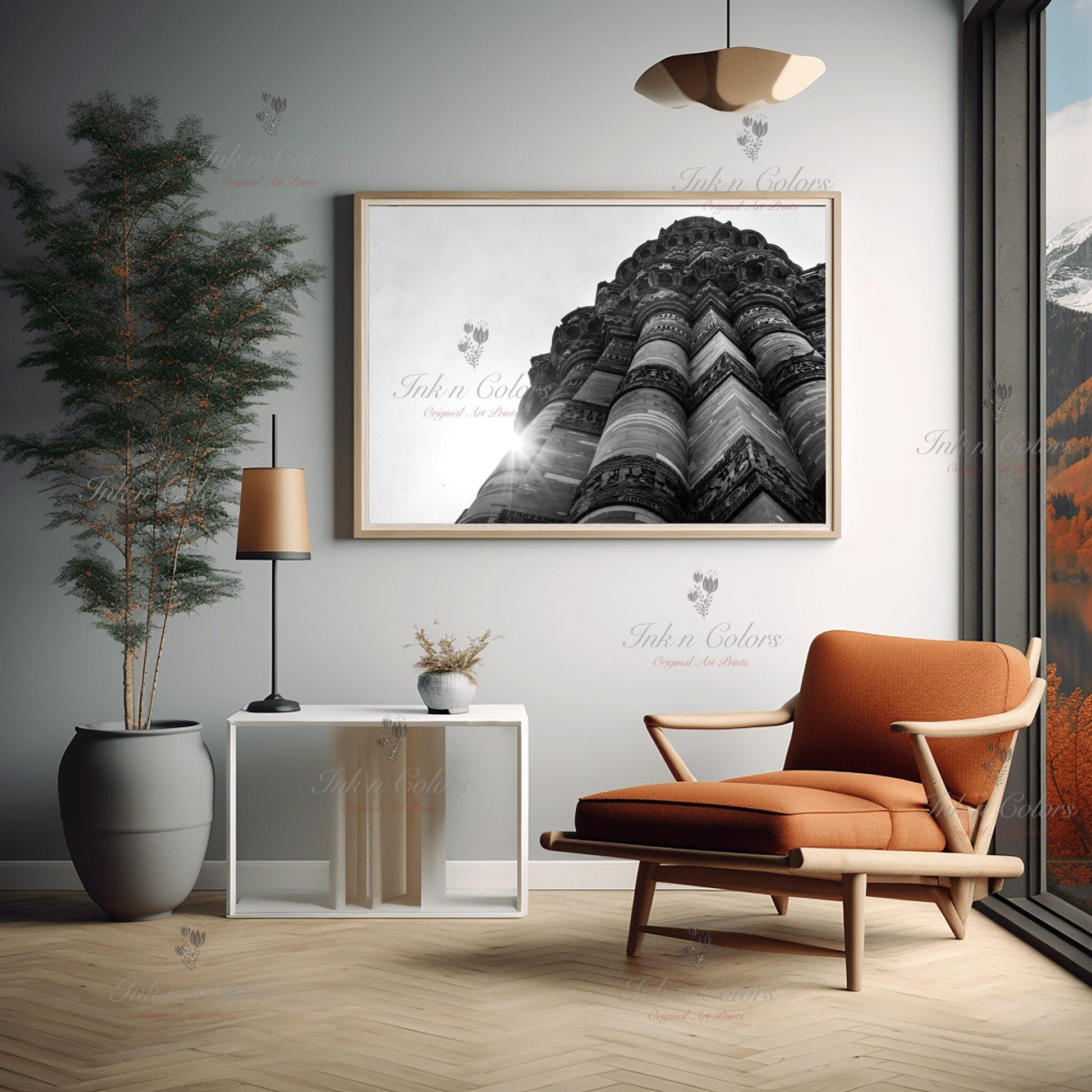 Qutub minar | Delhi Art Print | Travel Poster | Architecture | Fine Art Photography | Delhi City Landmarks | New Delhi Wanderlust Print #6