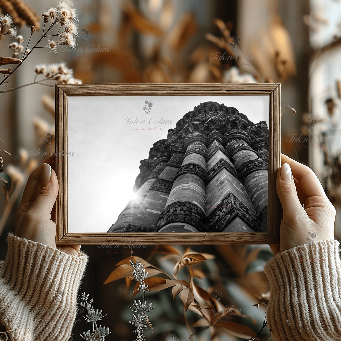 Qutub minar | Delhi Art Print | Travel Poster | Architecture | Fine Art Photography | Delhi City Landmarks | New Delhi Wanderlust Print #6