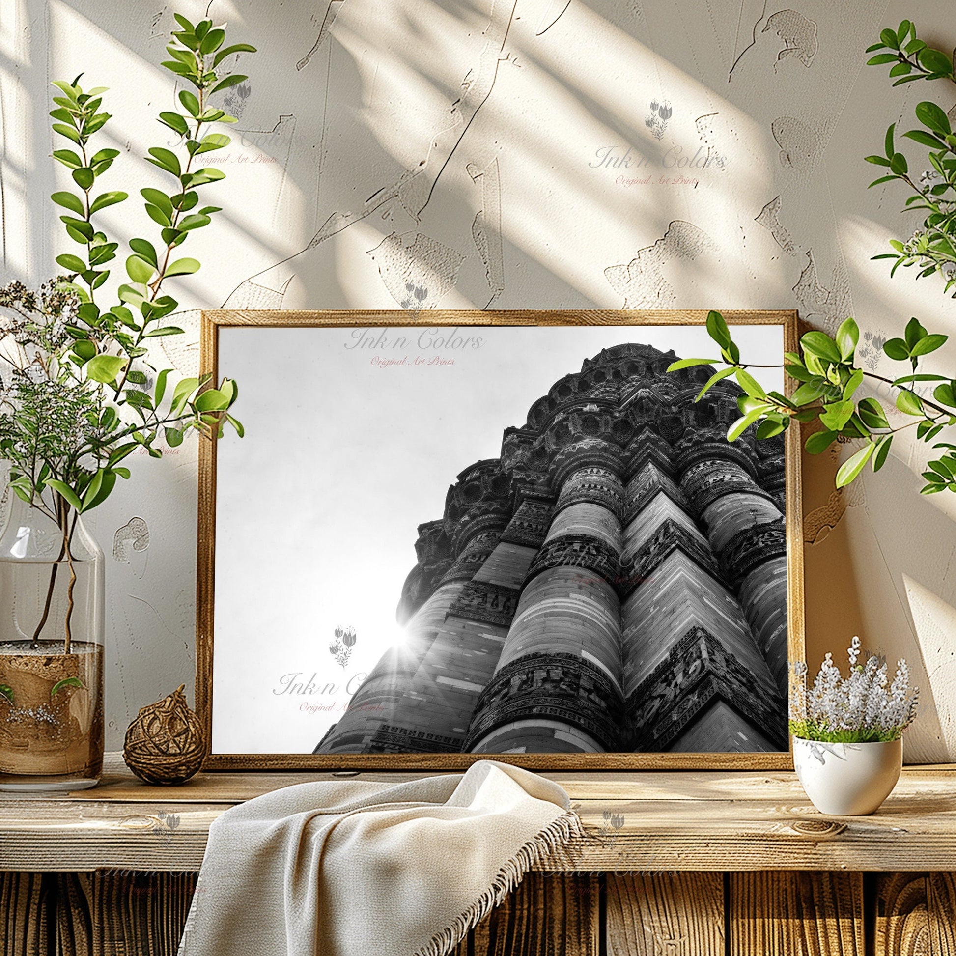 Qutub minar | Delhi Art Print | Travel Poster | Architecture | Fine Art Photography | Delhi City Landmarks | New Delhi Wanderlust Print #6