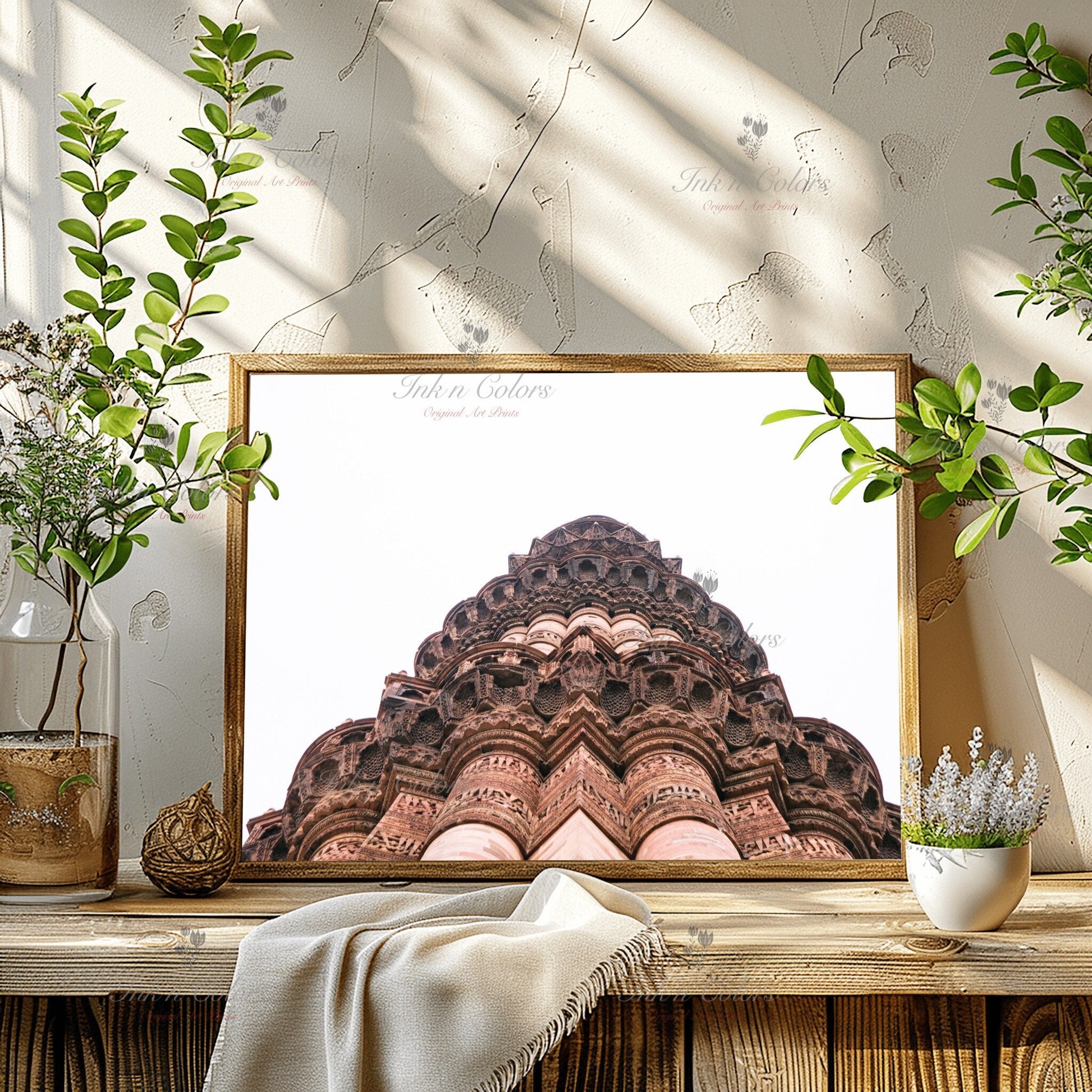 Qutub minar | Delhi Art Print | Travel Poster | Architecture | Fine Art Photography | Delhi City Landmarks | New Delhi Wanderlust Print #2