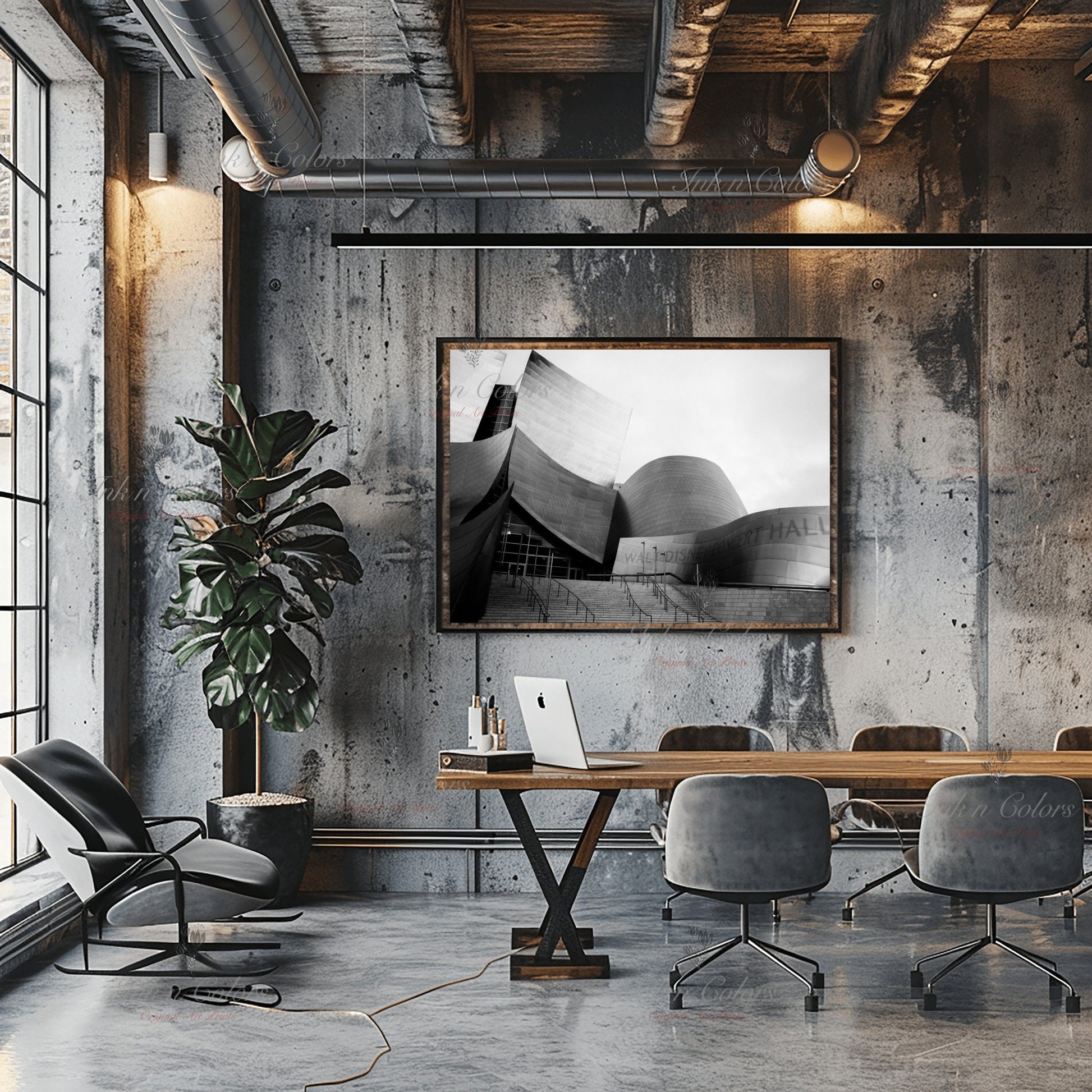 Walt Disney concert hall | Travel Poster | Architecture Print | Fine Art Photography | Los Angeles Landmarks | California Wanderlust Print 2