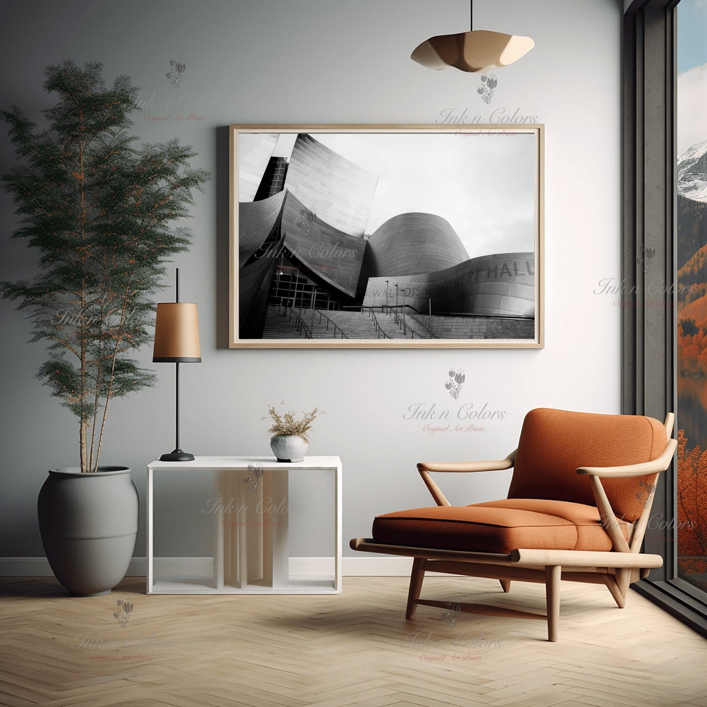 Walt Disney concert hall | Travel Poster | Architecture Print | Fine Art Photography | Los Angeles Landmarks | California Wanderlust Print 2