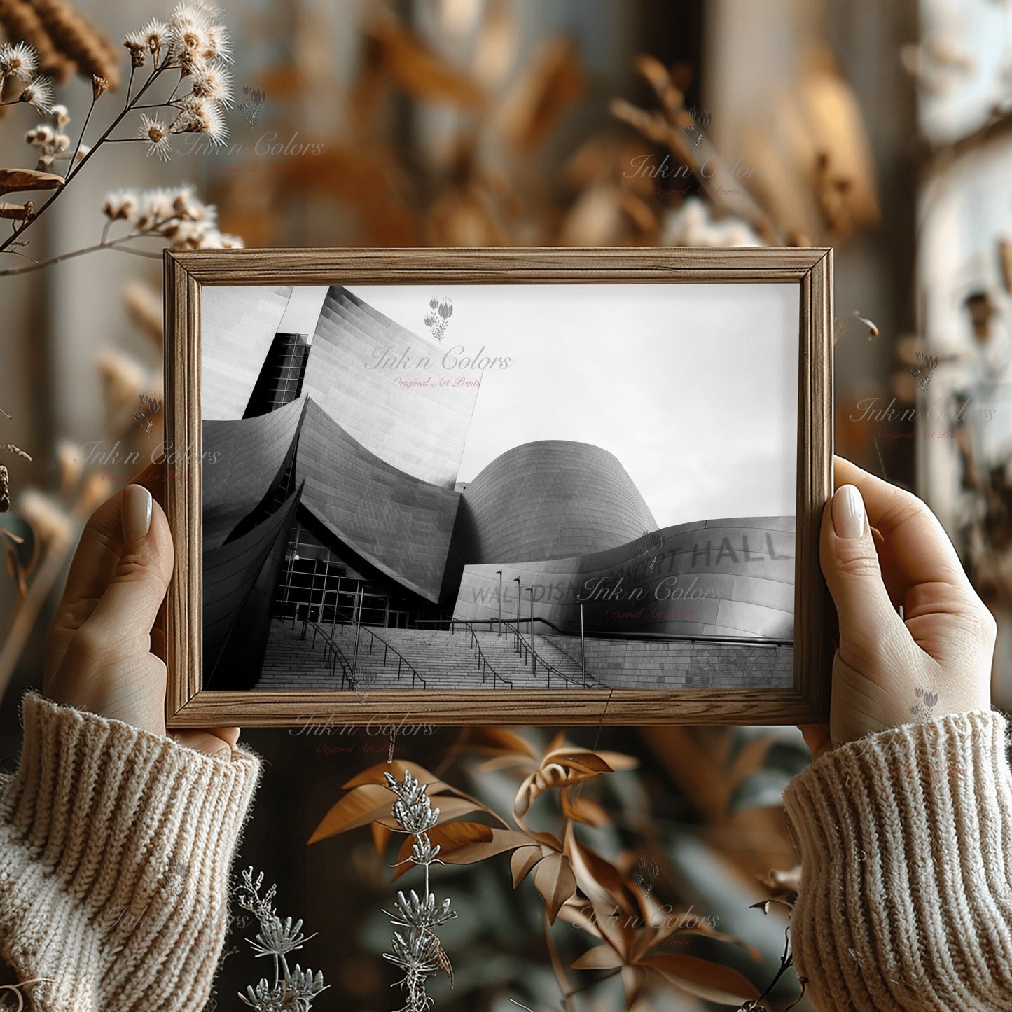 Walt Disney concert hall | Travel Poster | Architecture Print | Fine Art Photography | Los Angeles Landmarks | California Wanderlust Print 2