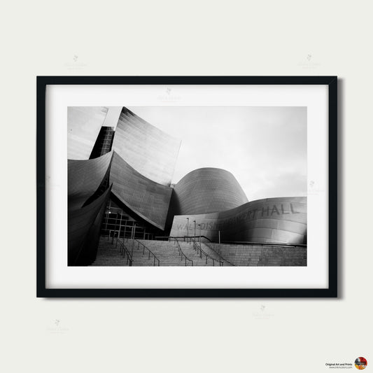 Walt Disney concert hall | Travel Poster | Architecture Print | Fine Art Photography | Los Angeles Landmarks | California Wanderlust Print 2