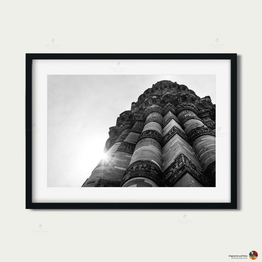 Qutub minar | Delhi Art Print | Travel Poster | Architecture | Fine Art Photography | Delhi City Landmarks | New Delhi Wanderlust Print #6