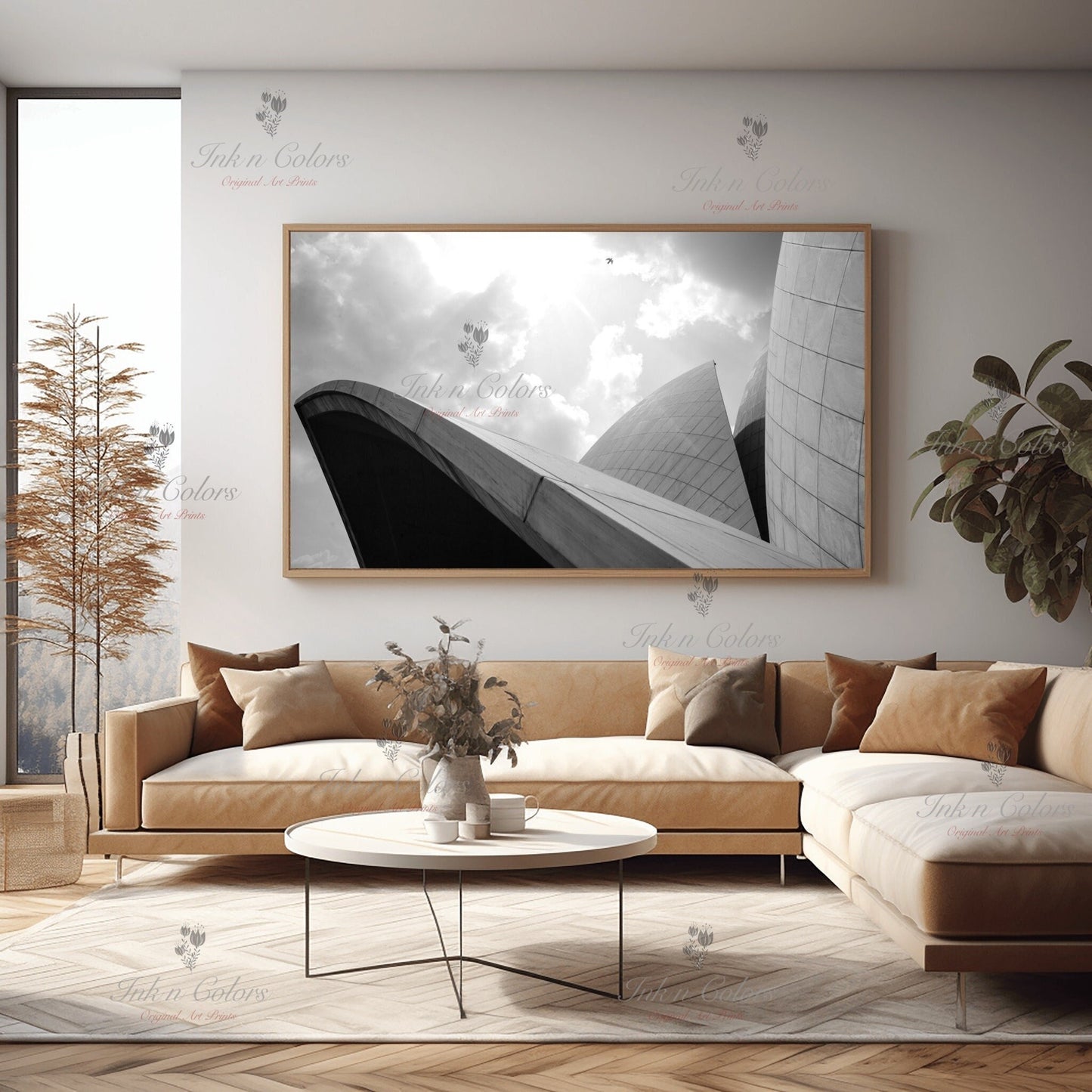 Lotus temple | Delhi Art Print | Travel Poster | Architecture | Fine Art Photography | Delhi City Landmarks | New Delhi Wanderlust Print #1