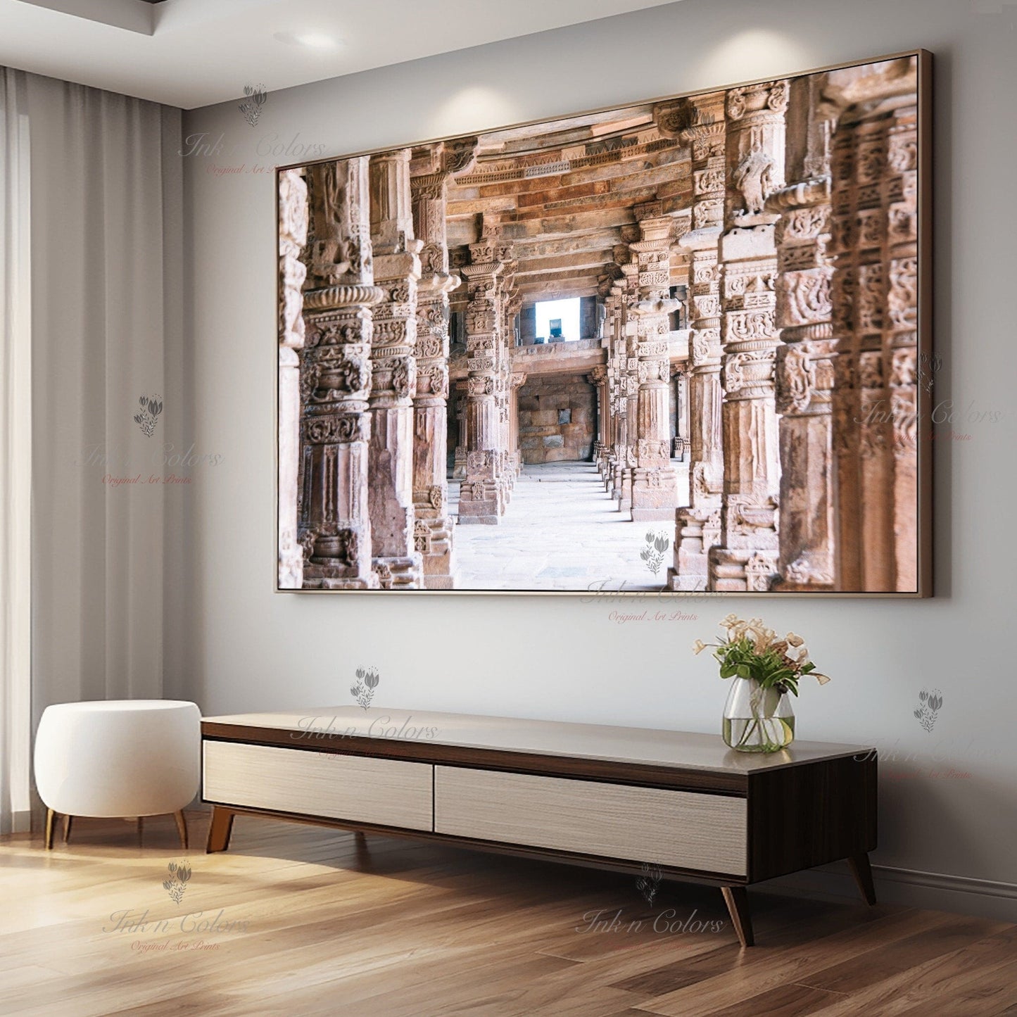 Qutub minar | Delhi Art Print | Travel Poster | Architecture | Fine Art Photography | Delhi City Landmarks | New Delhi Wanderlust Print #3