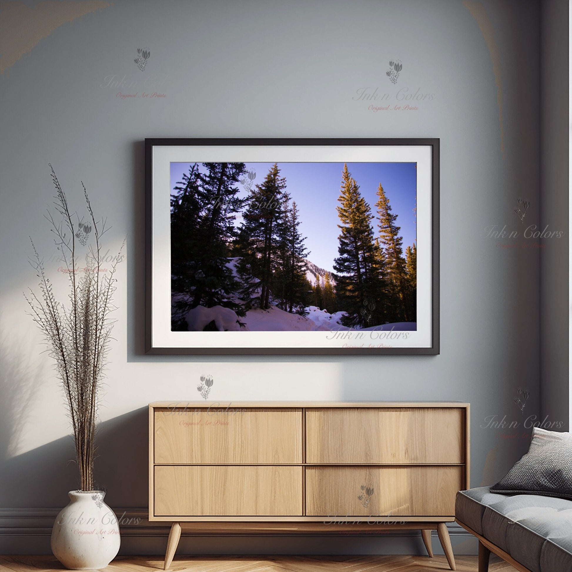 Taos - New Mexico | Travel Poster | Nature Print | Fine Art Photography | US Travel print | Landmarks | Travel Wanderlust Print 1