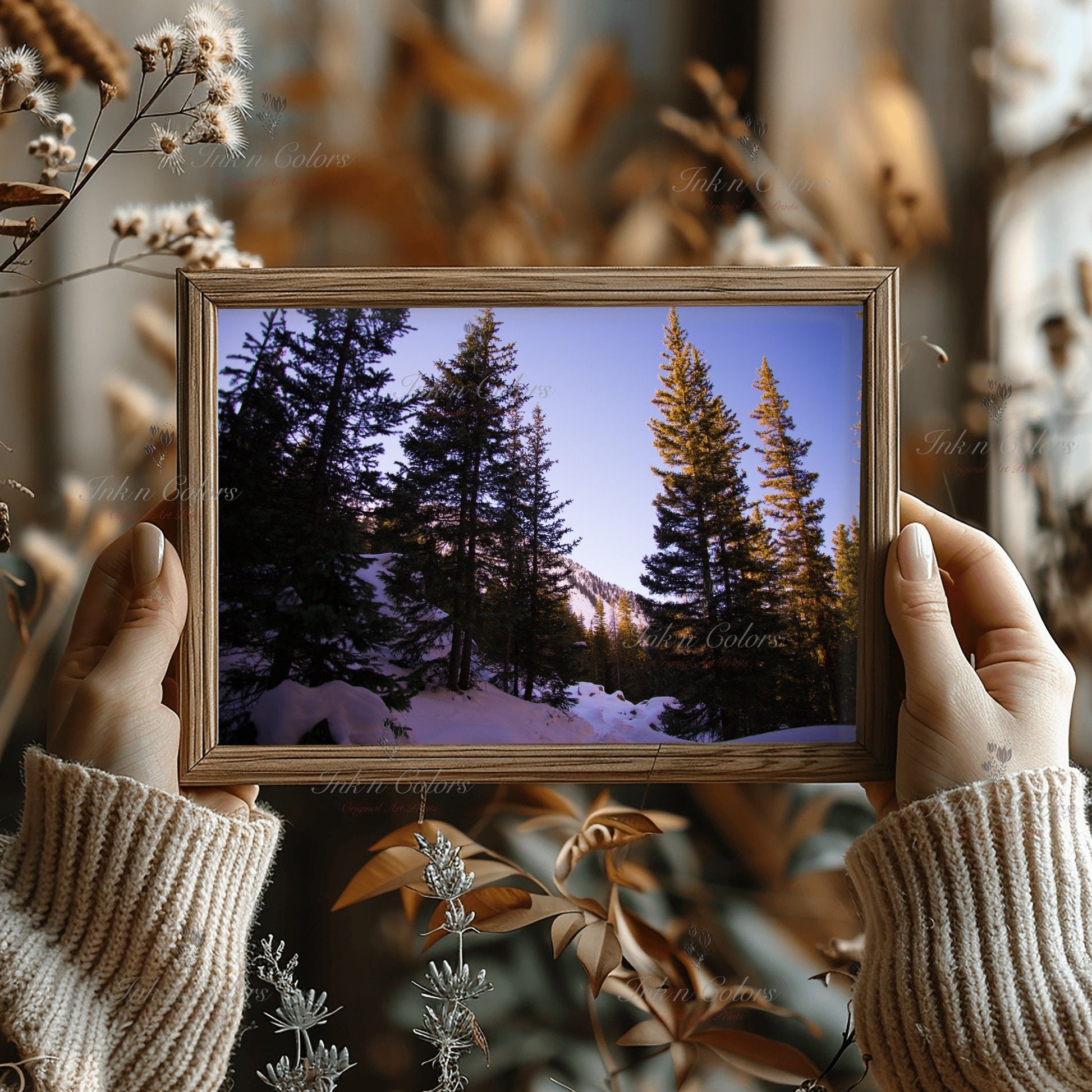 Taos - New Mexico | Travel Poster | Nature Print | Fine Art Photography | US Travel print | Landmarks | Travel Wanderlust Print 1