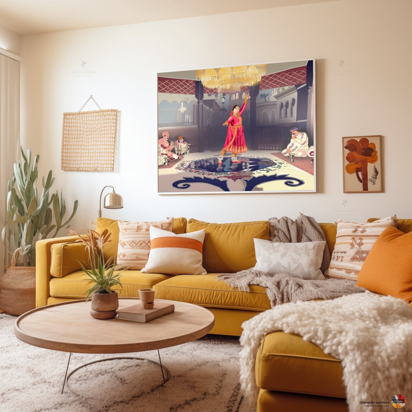 Bollywood Art, Pakeezah,Movie Poster,Indian Films,Desi Art Print,Drawing,Retro Poster,Vintage film Poster,UNFRAMED Art Print