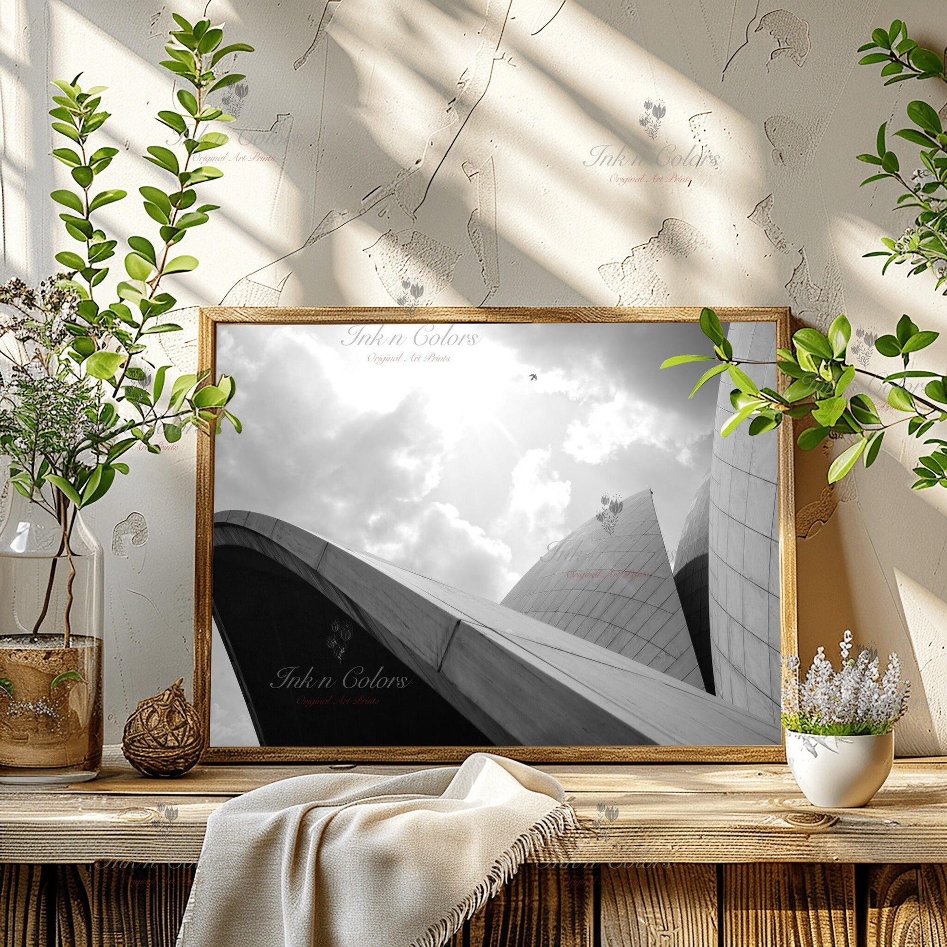 Lotus temple | Delhi Art Print | Travel Poster | Architecture | Fine Art Photography | Delhi City Landmarks | New Delhi Wanderlust Print #1