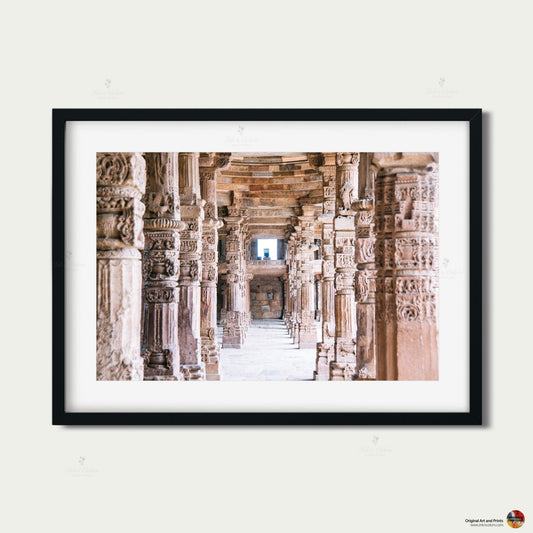 Qutub minar | Delhi Art Print | Travel Poster | Architecture | Fine Art Photography | Delhi City Landmarks | New Delhi Wanderlust Print #3