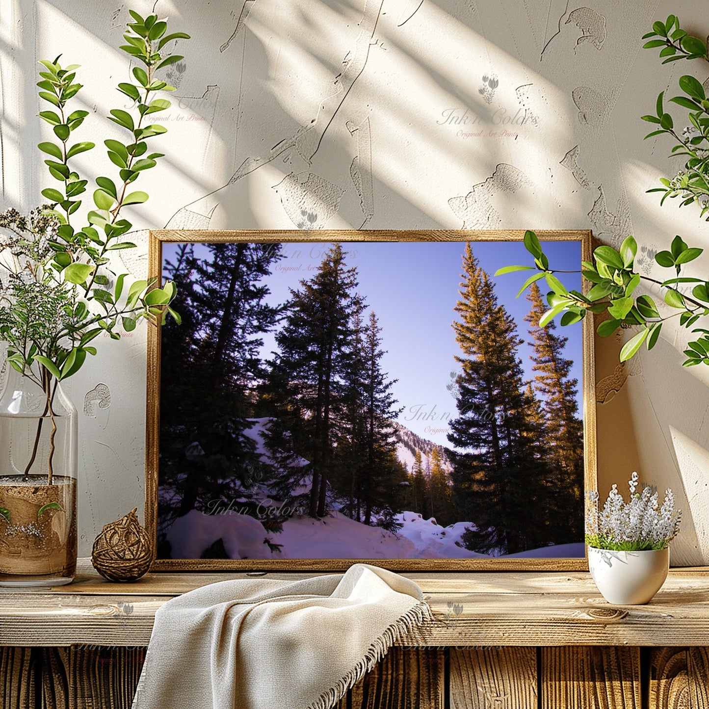 Taos - New Mexico | Travel Poster | Nature Print | Fine Art Photography | US Travel print | Landmarks | Travel Wanderlust Print 1