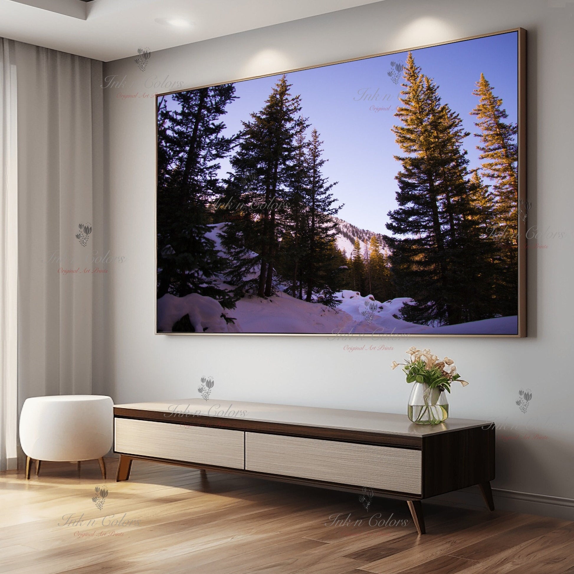 Taos - New Mexico | Travel Poster | Nature Print | Fine Art Photography | US Travel print | Landmarks | Travel Wanderlust Print 1